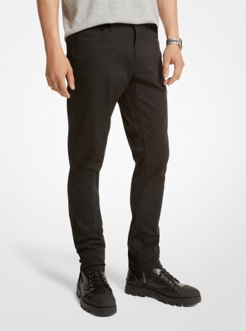 Michael Kors Mens Parker Slim-Fit Stretch-Twill Pants