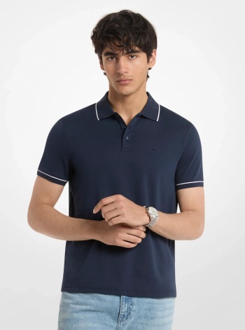 Michael Kors Mens Gramercy Cotton Polo Shirt
