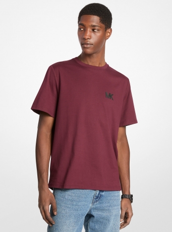 Michael Kors Mens Logo Appliqué Cotton T-Shirt