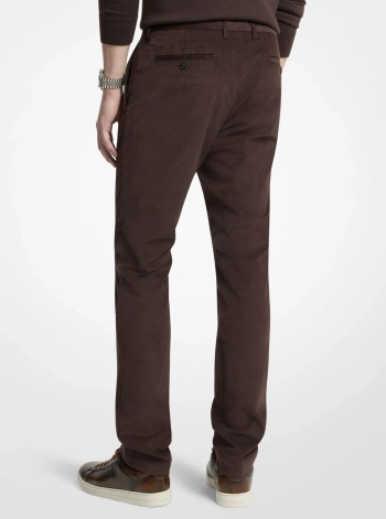 Michael Kors Mens Slim-Fit Cotton Blend Corduroy Pants