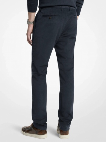 Michael Kors Mens Slim-Fit Cotton Blend Corduroy Pants