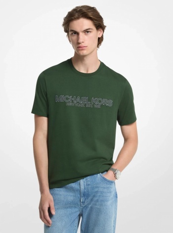 Michael Kors Mens Logo Cotton T-Shirt
