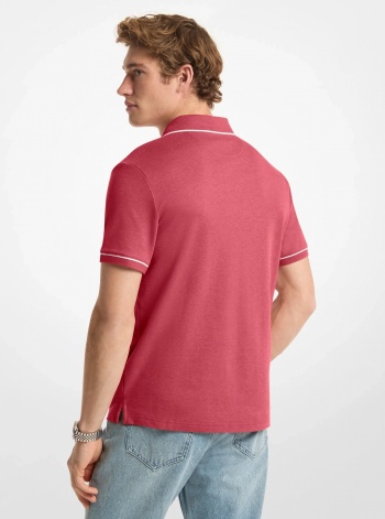 Michael Kors Mens Gramercy Cotton Polo Shirt
