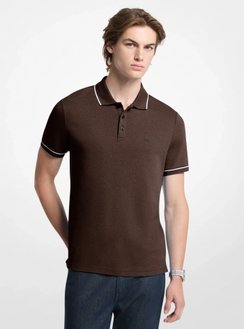 Michael Kors Mens Gramercy Cotton Polo Shirt