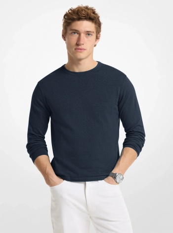 Michael Kors Mens Cotton Jersey Sweater