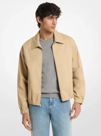 Michael Kors Mens Cotton Blend Blouson Jacket