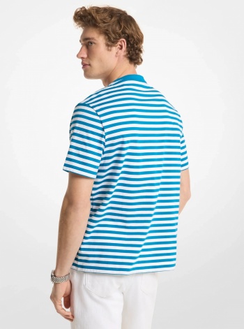 Michael Kors Mens Saint Tropez Striped Cotton Jersey T-Shirt