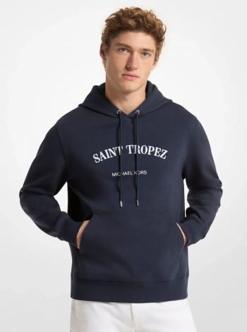 Michael Kors Mens Saint Tropez Cotton Blend Hoodie