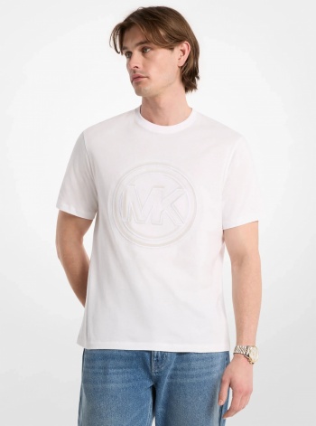 Michael Kors Mens Logo Charm Cotton Jersey T-Shirt
