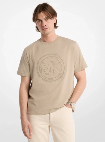 Michael Kors Mens Logo Charm Cotton Jersey T-Shirt