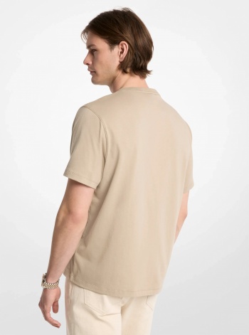 Michael Kors Mens Logo Charm Cotton Jersey T-Shirt