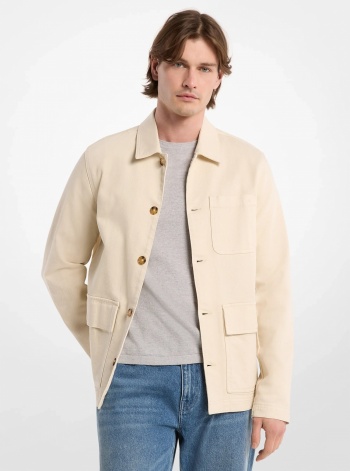 Michael Kors Mens Denim Chore Jacket