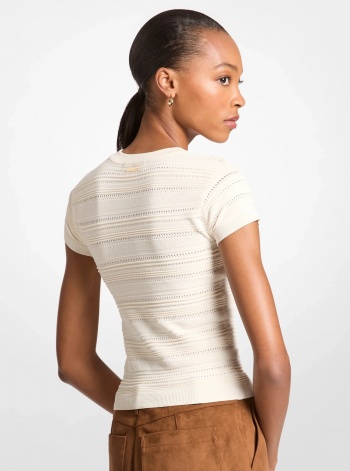 Knit Short-Sleeve Top