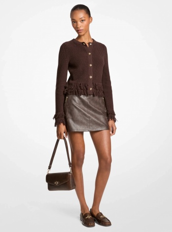 Knit Fringed Cardigan