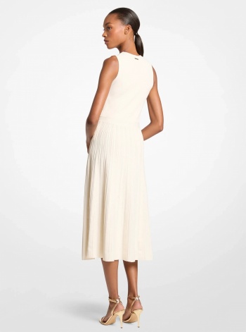 Stretch Knit Midi Dress