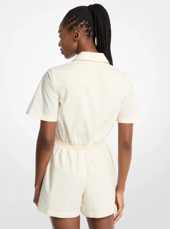 Cotton Poplin Romper