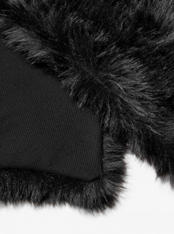 Michael Kors Faux Fur and Wool Scarf