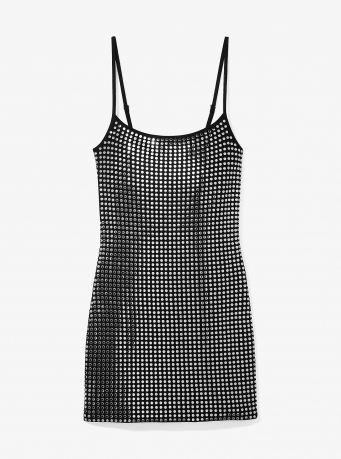 MICHAEL Michael Kors Studded Stretch Viscose Mini Dress