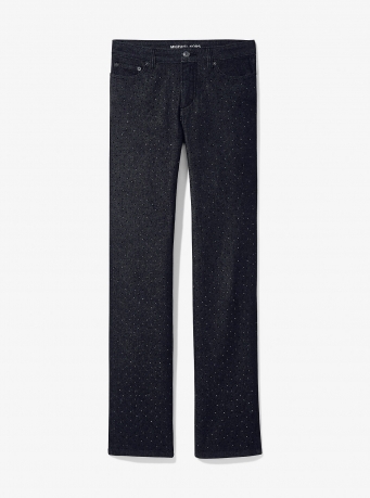 MICHAEL Michael Kors Studded Stretch Denim Cigarette Jeans