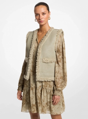 Michael Kors Faux Shearling Vest