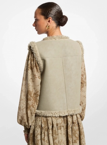 Michael Kors Faux Shearling Vest