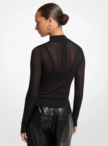 Michael Kors Knit Sheer Sweater