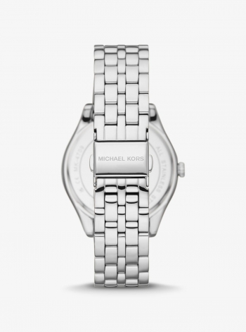 Michael Kors Harlowe Pavé Silver-Tone Watch