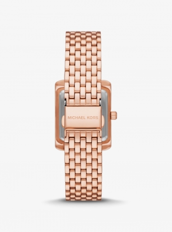Michael Kors Petite Emery Pavé Rose Gold-Tone Watch