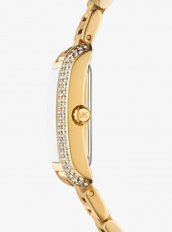 Michael Kors Petite Emery Gold-Tone Watch and Jewelry Gift Set