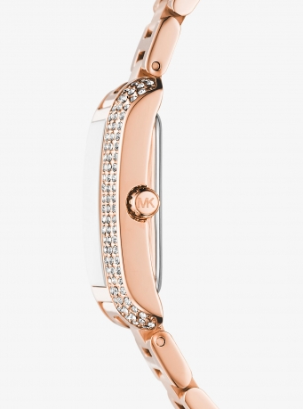 Michael Kors Petite Emery Rose Gold-Tone Watch and Jewelry Gift Set