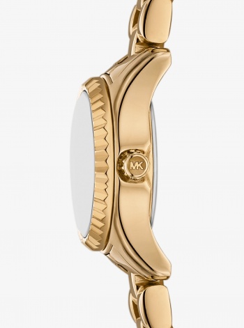 Michael Kors Mini Lexington Pavé Gold-Tone Watch