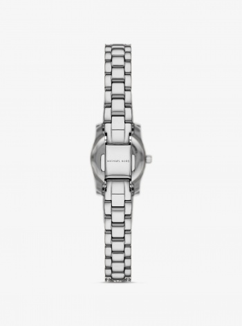 Michael Kors Mini Lexington Pavé Silver-Tone Watch