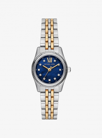 Michael Kors Mini Lexington Pavé Two-Tone Watch