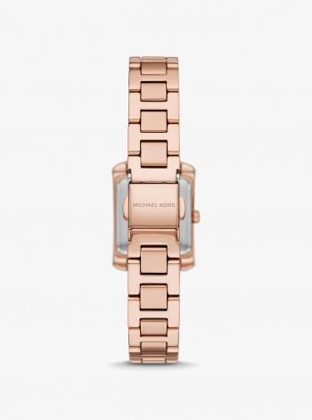 Michael Kors Mini Emery Pavé Rose Gold-Tone Watch