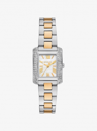Michael Kors Petite Emery Pavé Two-Tone Watch