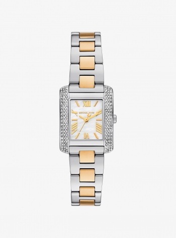 Michael Kors Petite Emery Pavé Two-Tone Watch