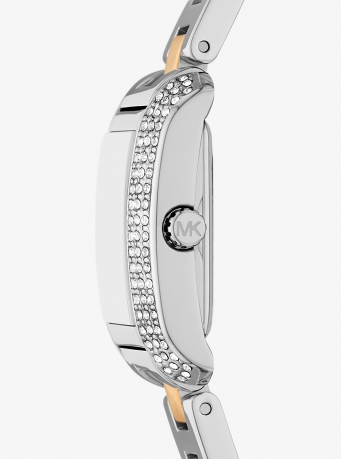 Michael Kors Petite Emery Pavé Two-Tone Watch