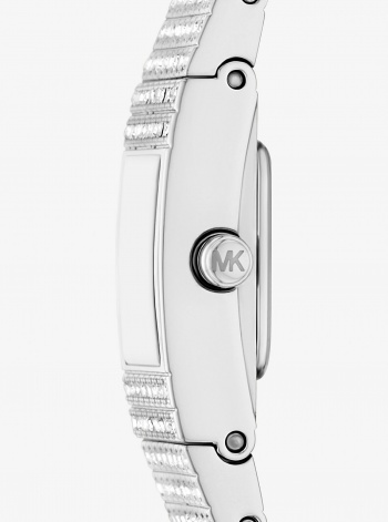Michael Kors Mini Darrington Pavé Silver-Tone Watch