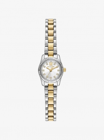 Michael Kors Micro Lexington Pavé Two-Tone Watch