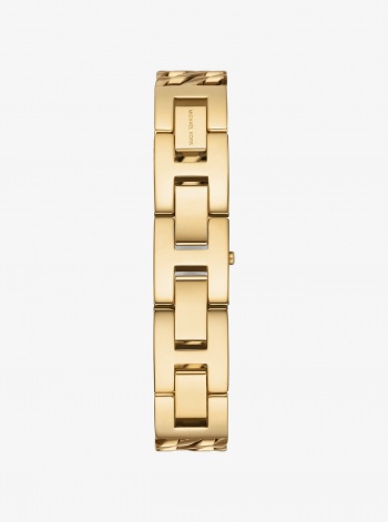 Michael Kors Mini Darrington Gold-Tone Chain-Link Watch