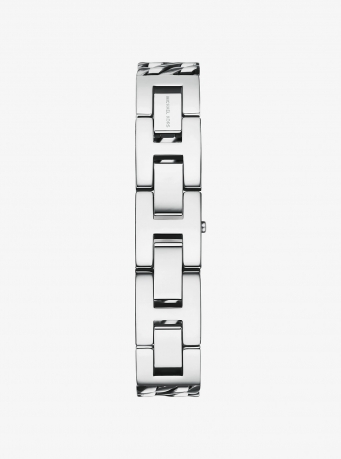 Michael Kors Mini Darrington Silver-Tone Chain-Link Watch
