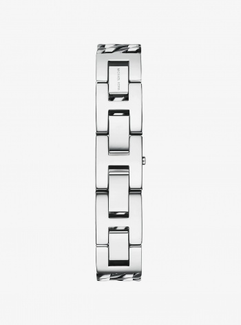 Michael Kors Mini Darrington Silver-Tone Chain-Link Watch