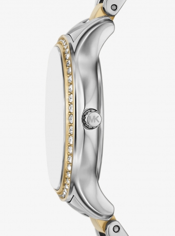 Michael Kors Mini Sage Pavé Two-Tone Watch