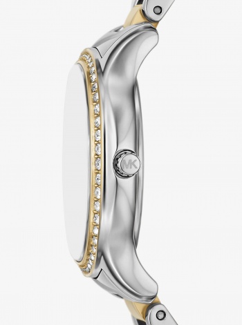 Michael Kors Mini Sage Pavé Two-Tone Watch