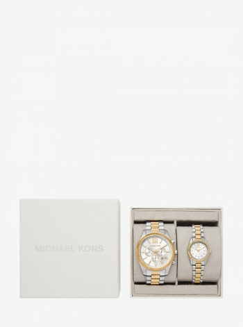 Michael Kors Lexington His and Hers Two-Tone Watch Set