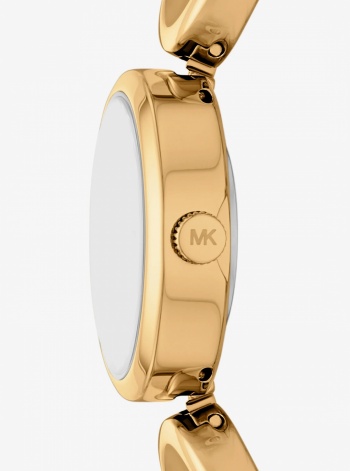 Michael Kors Mini Maude Gold-Tone Link Watch