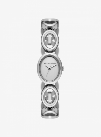 Michael Kors Mini Maude Silver-Tone Link Watch