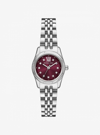 Michael Kors Mini Lexington Pavé Silver-Tone Watch