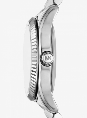 Michael Kors Mini Lexington Pavé Silver-Tone Watch