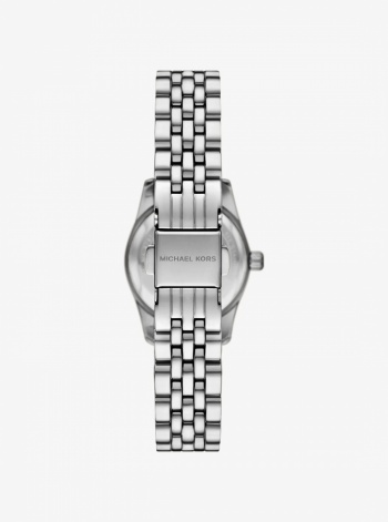 Michael Kors Mini Lexington Pavé Silver-Tone Watch